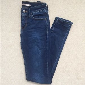 Levi super skinny jeans